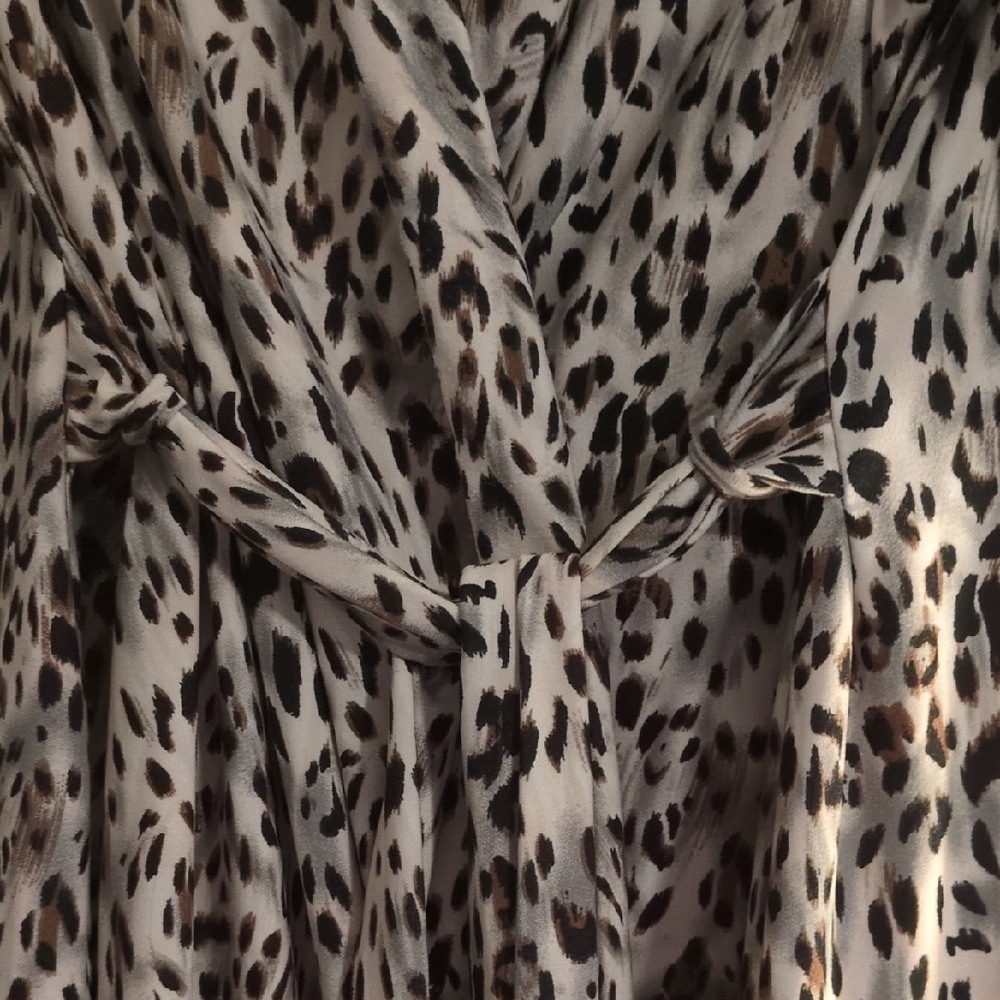 Rene Rofe Animal Print Women's Robe - Picture 4 of 7